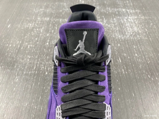 Cheap Suede Jordan Travis Air x Purple Scott 4 0714